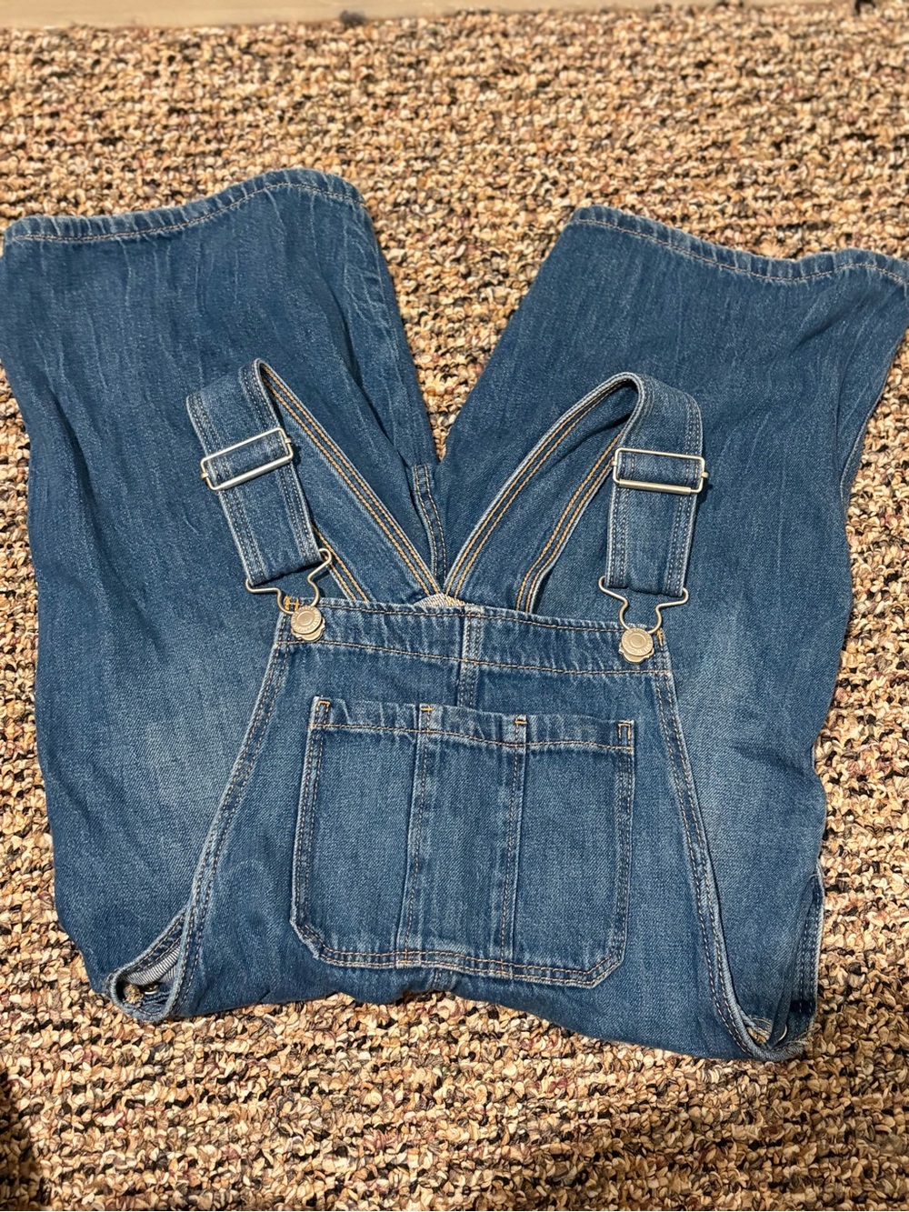 Kids Blue Denim Overalls - Classic Utility Style
